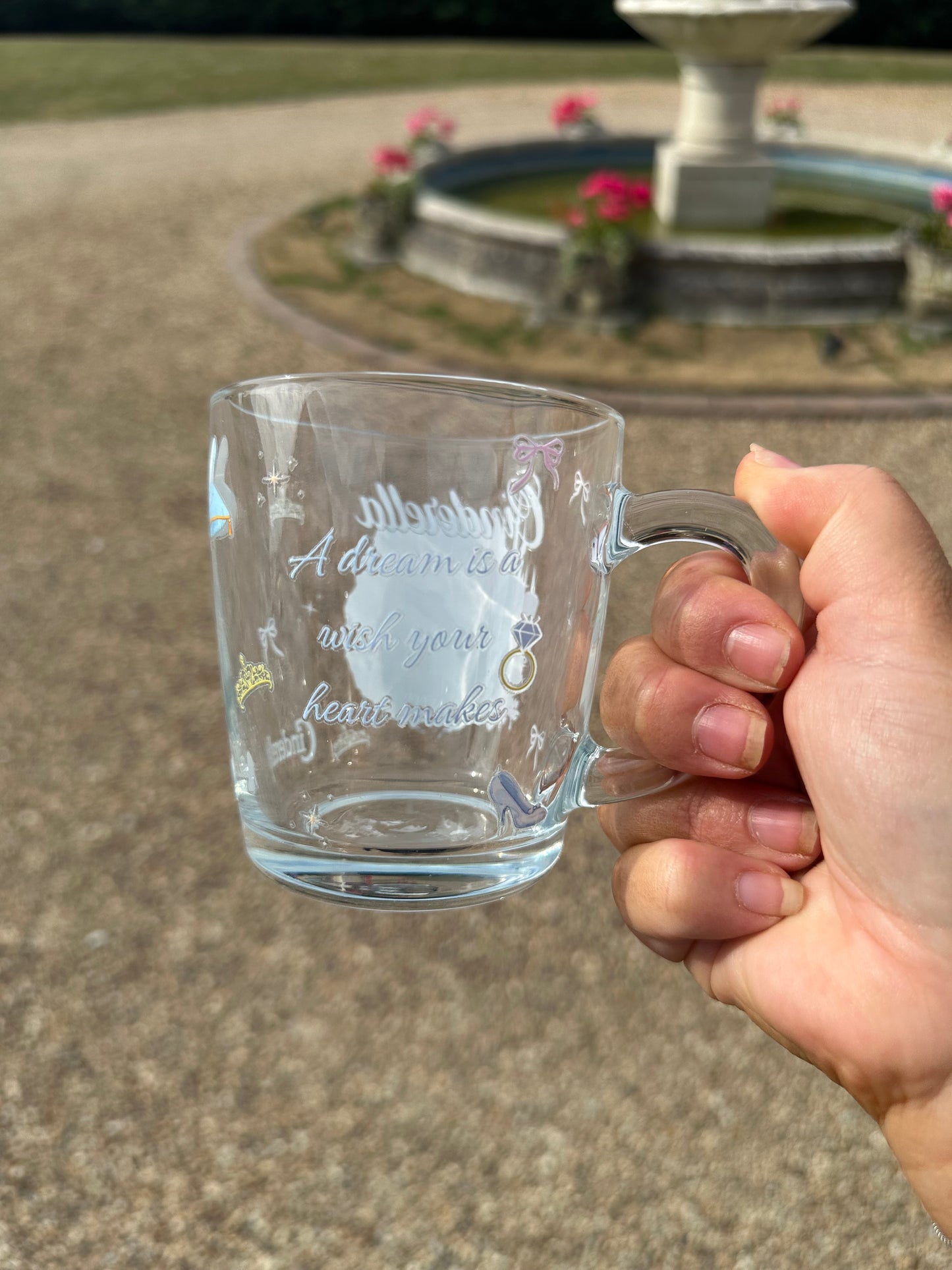 Cinderella glass mug