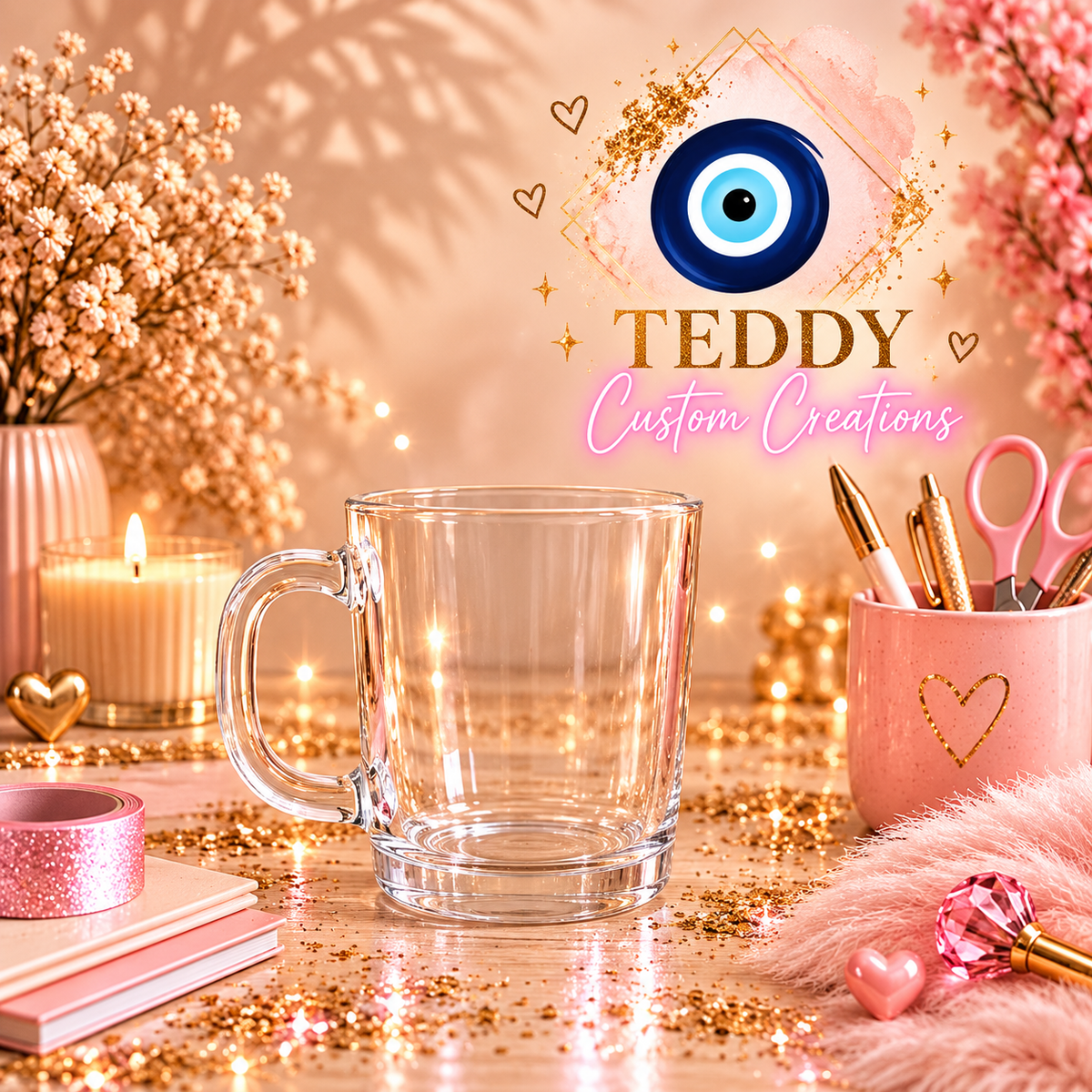 Glass mug