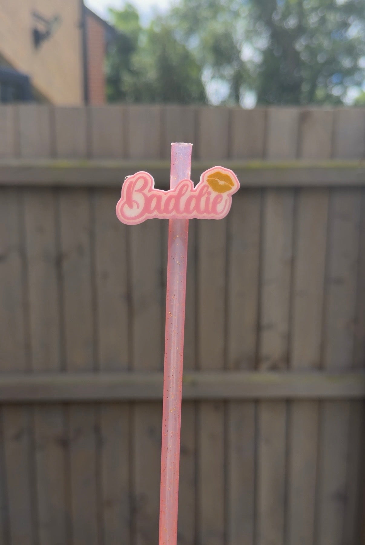 Baddie straw topper