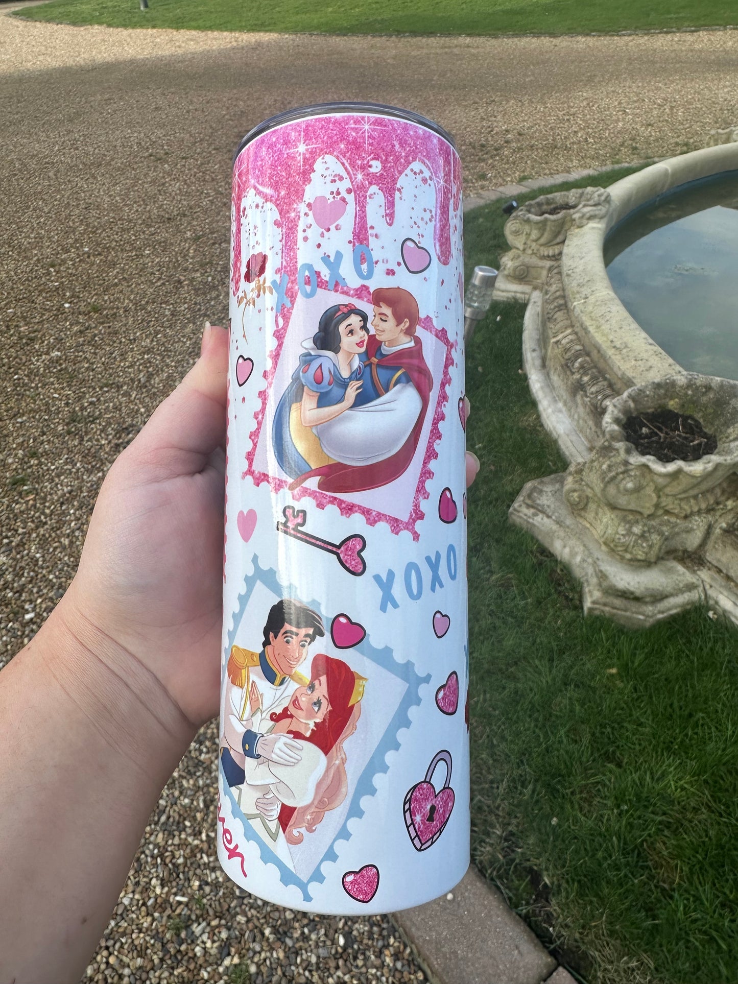 Princess valentines tumbler