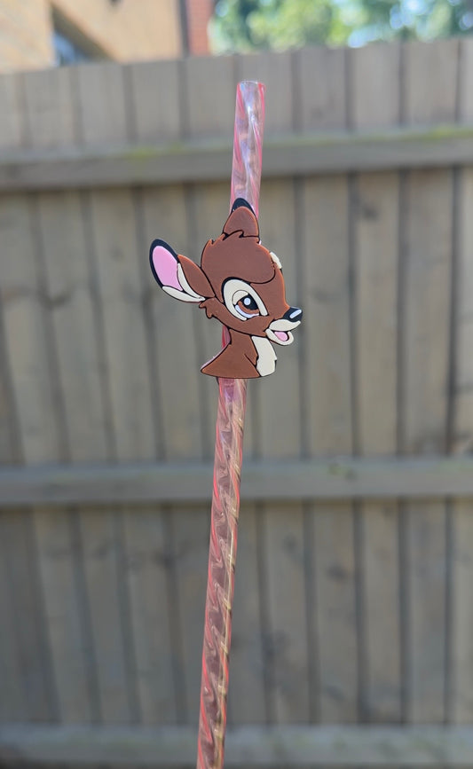 Bambi straw topper