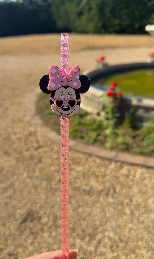 Minnie straw topper