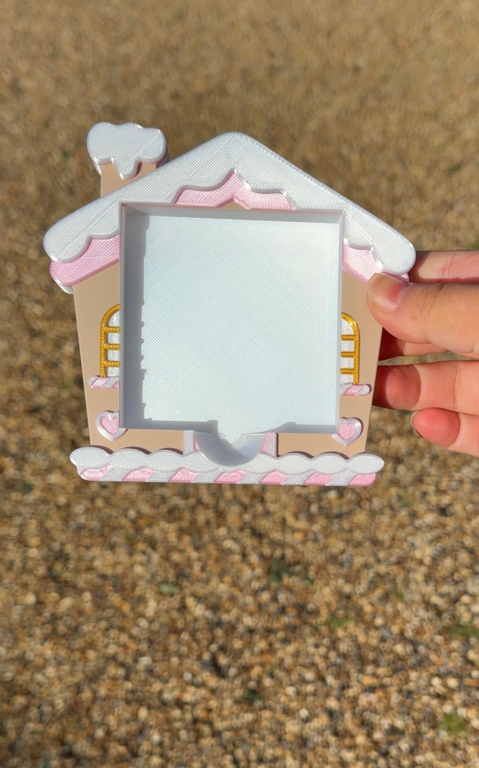 Gingerbread sticky note holder