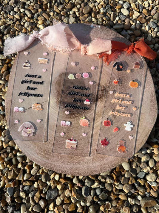 Jellycat inspired bookmarks