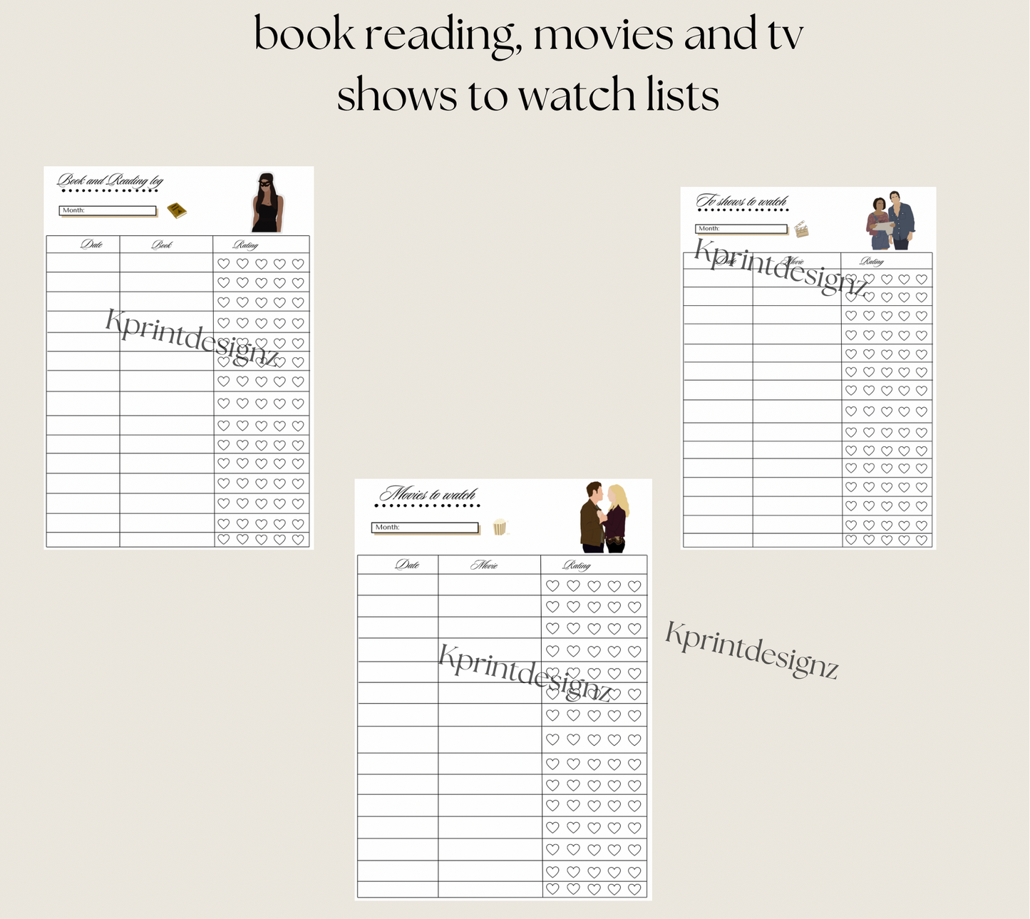 The vampire diaries A5 UNDATED planner refills