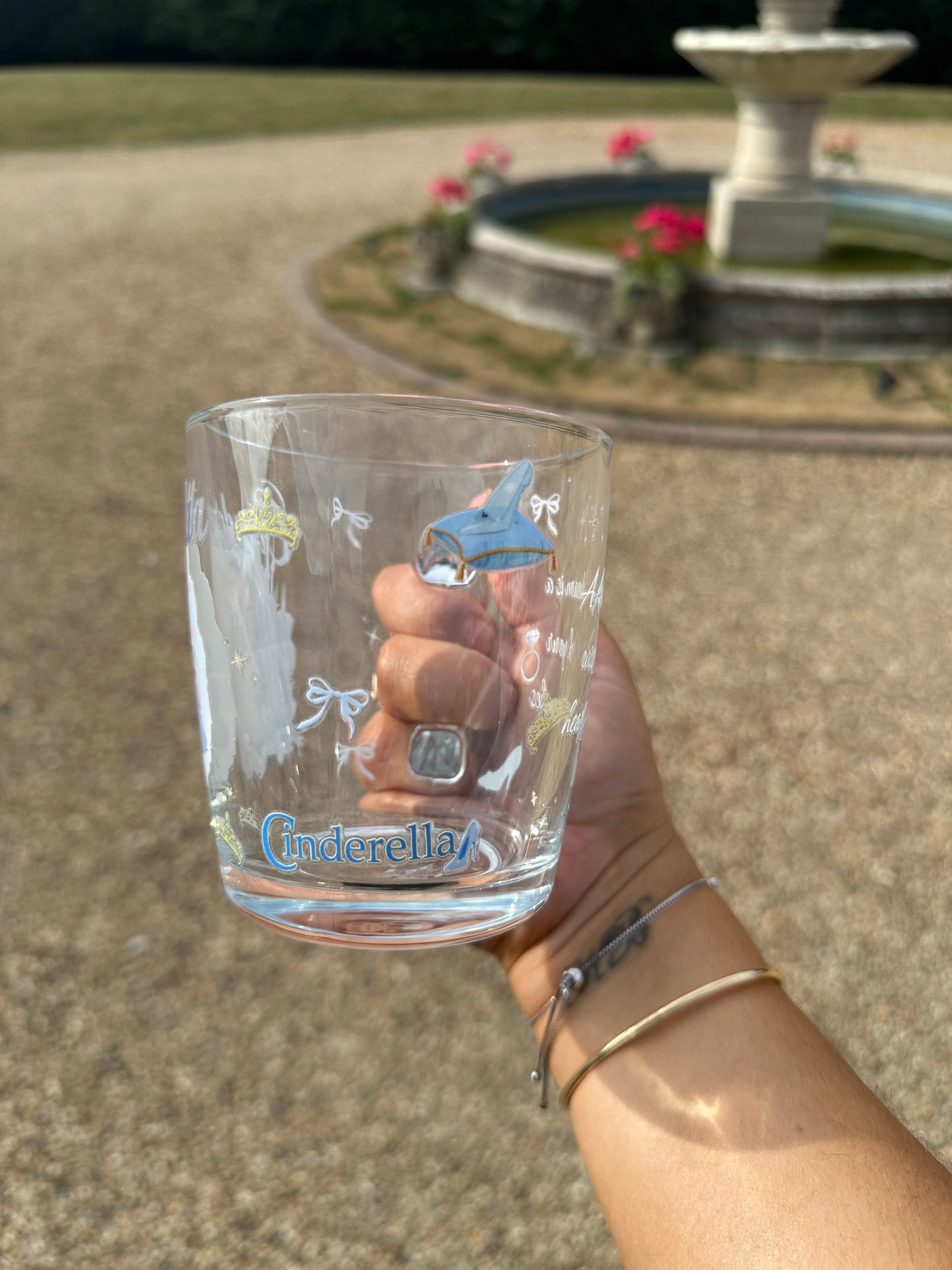 Cinderella glass mug