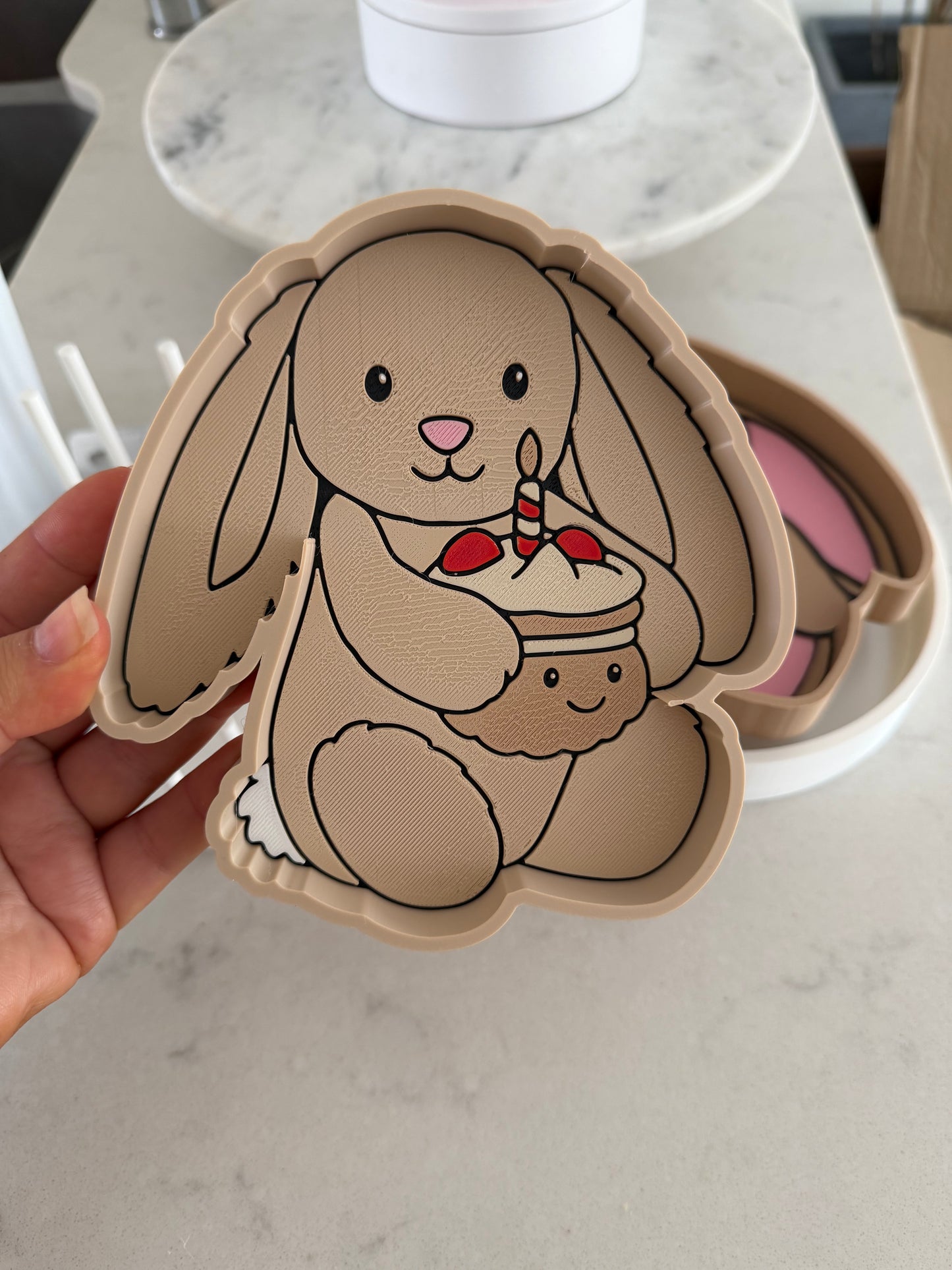 Jellycat inspired bunny tray