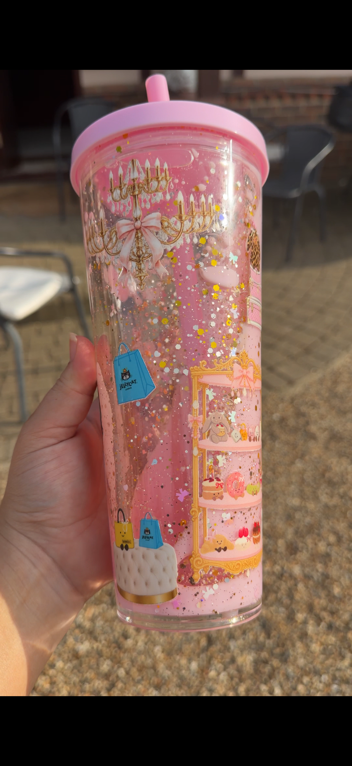 Just a girl and jellycats lava tumbler