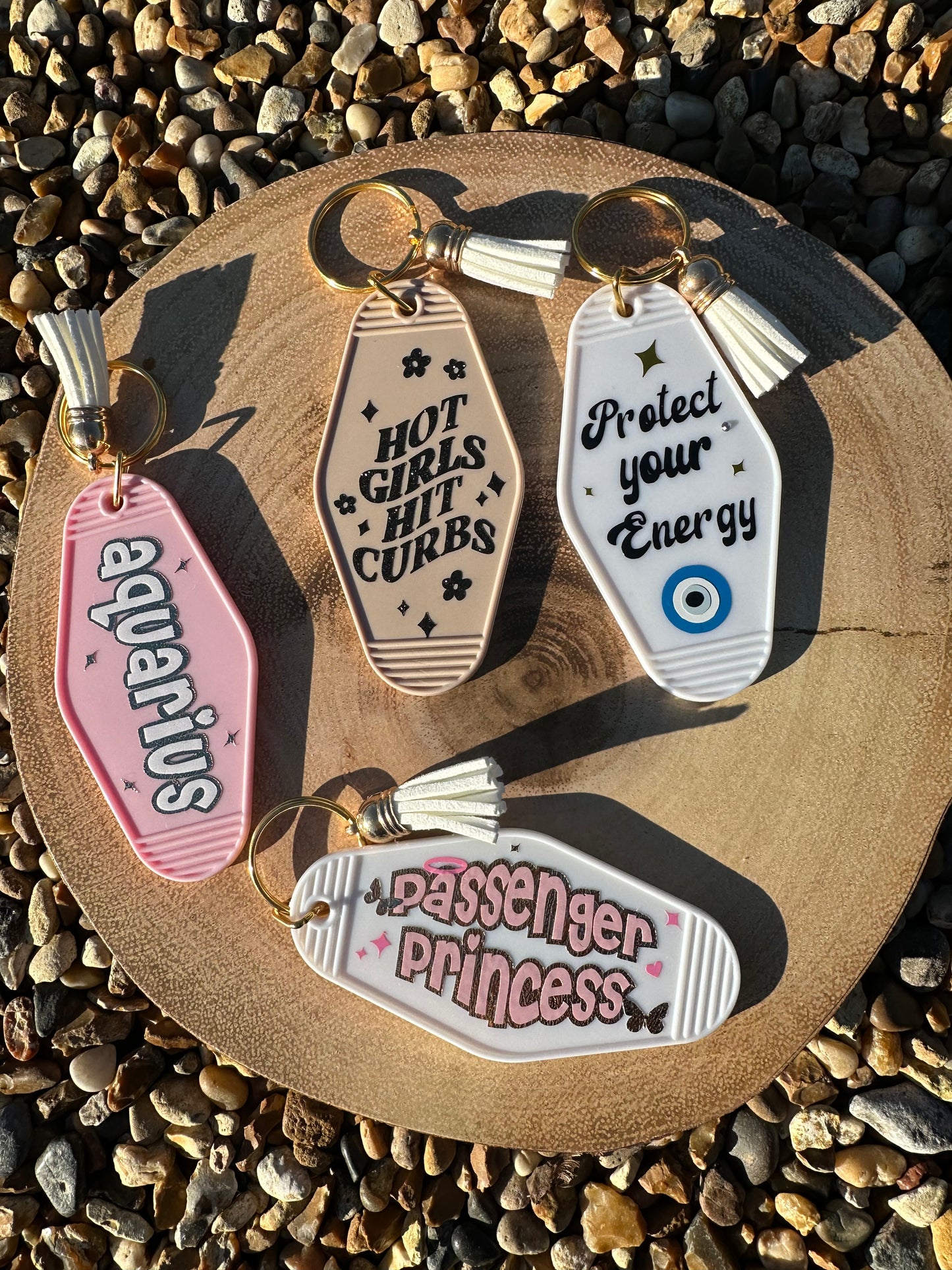 Evil eye motel keyring