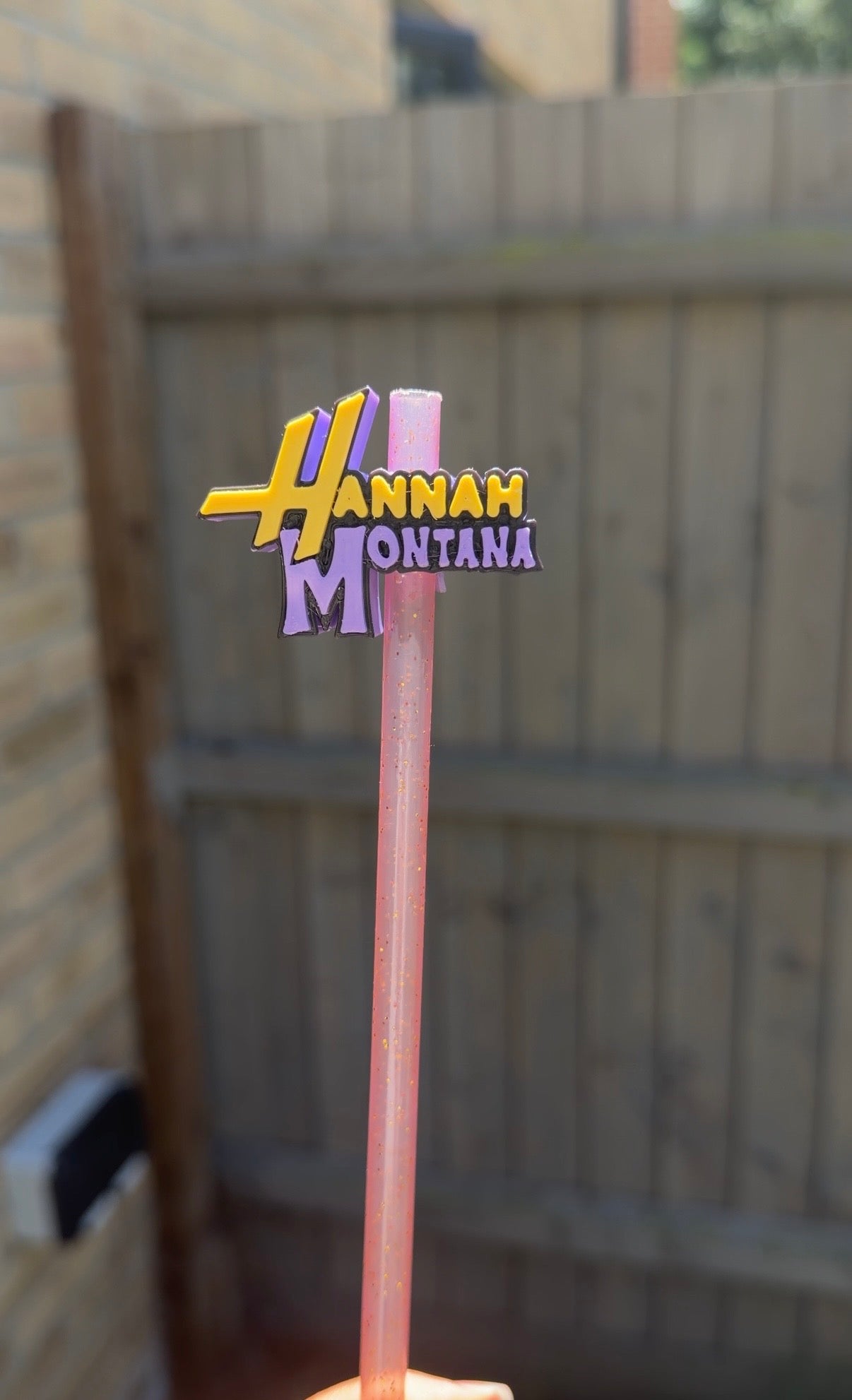 Hannah Montana straw topper