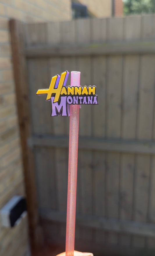 Hannah Montana straw topper
