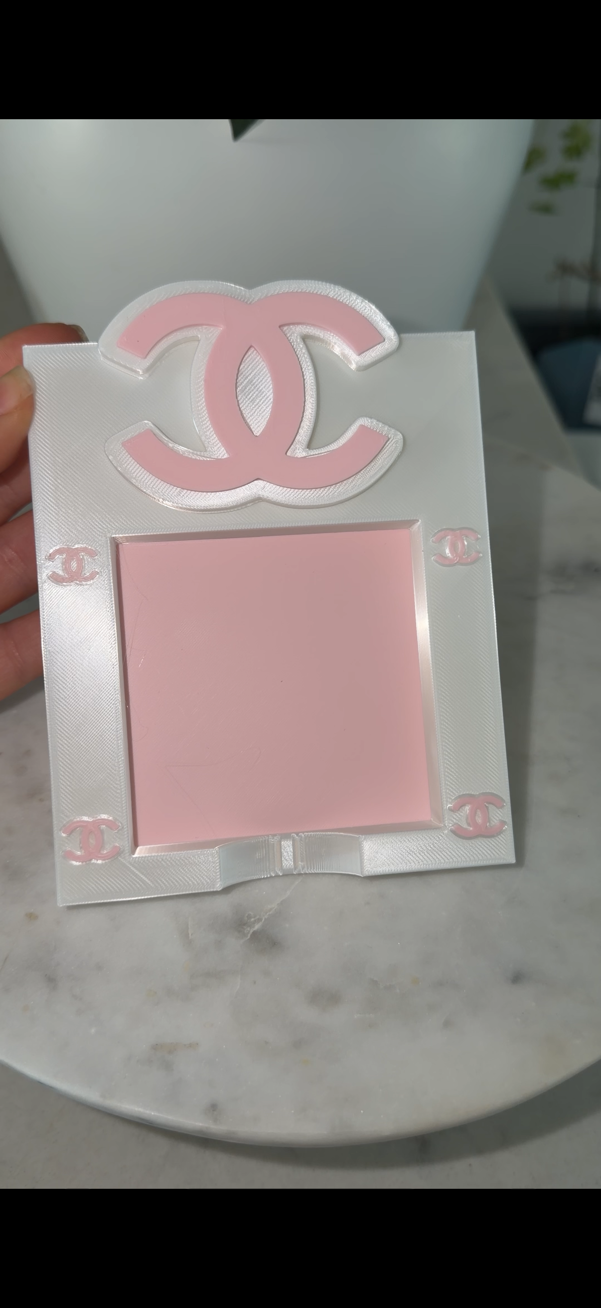 Cc inspired post it note holder