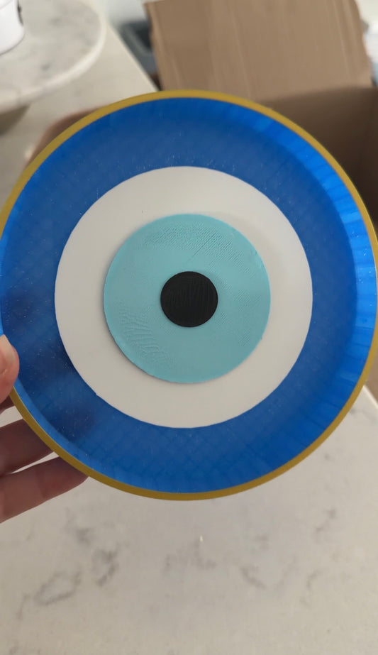 Evil eye large tray