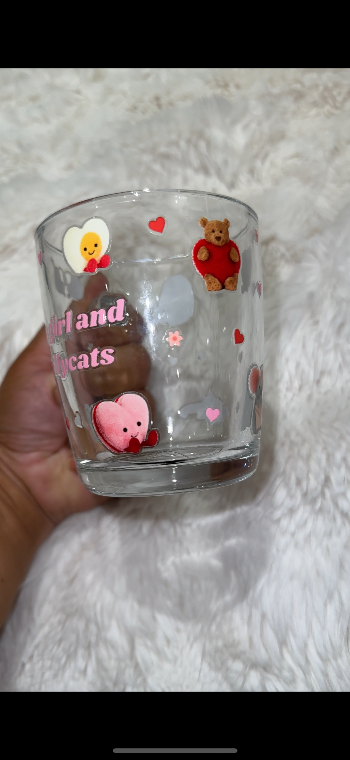 Jellycat valentines glass mug