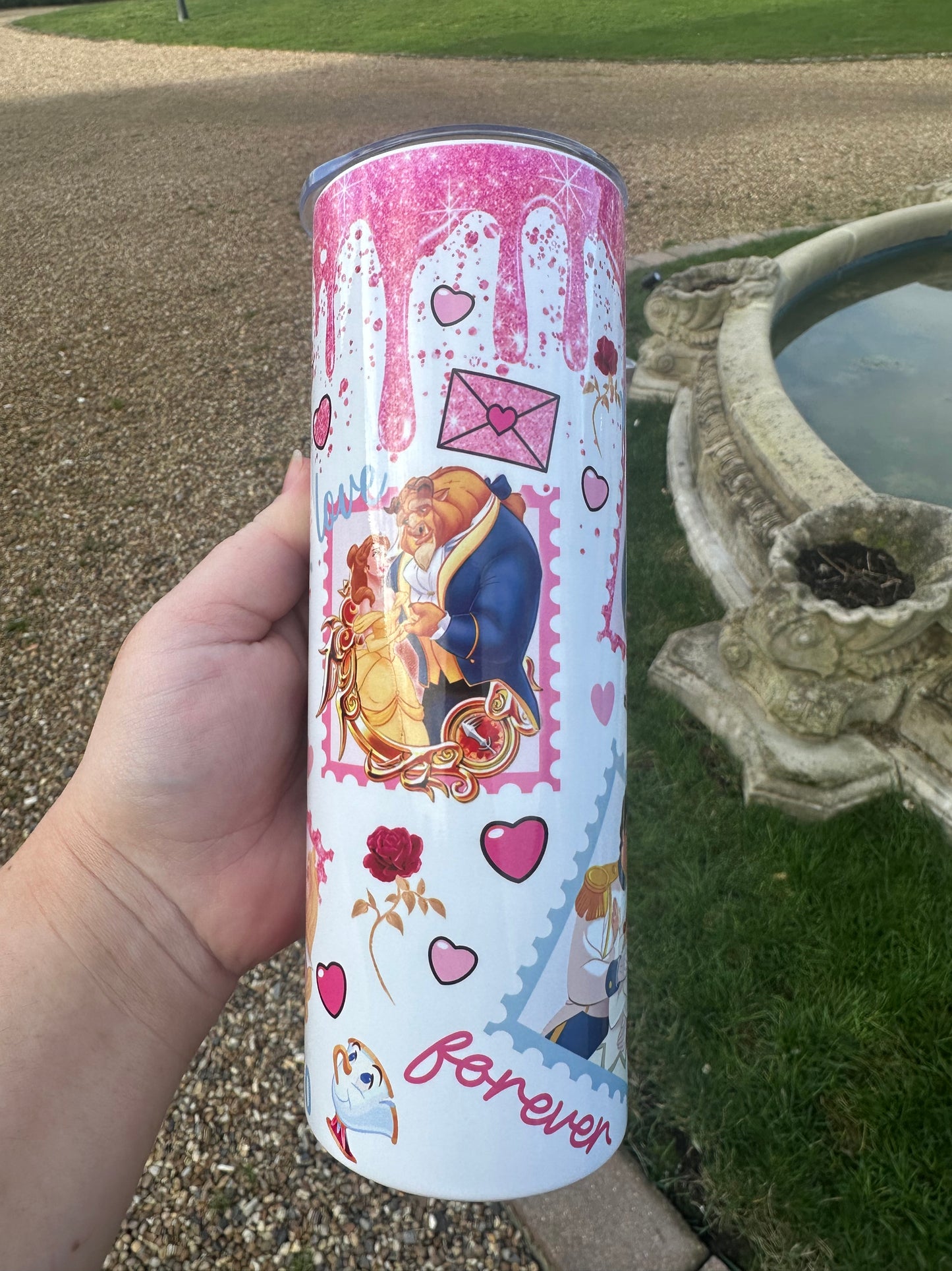 Princess valentines tumbler