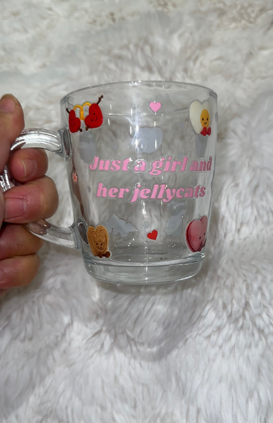 Jellycat valentines glass mug